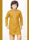 Yellow Colour MAGNET Poly Digital Print Work Kids Latest Kurta Pajama Collection MG-02